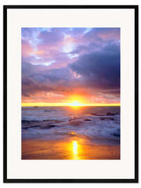 Framed art print Evening at the Sunset Cliffs