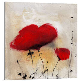 Magnettafel Mohnblumen I