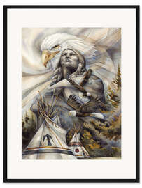 Gerahmter Kunstdruck Eternal Spirits