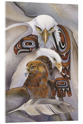 Acrylglasbild Adler