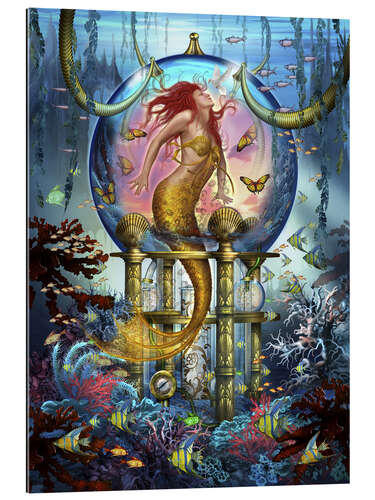 Gallery print Red Mermaid