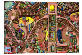 Magnettafel Bibliothek