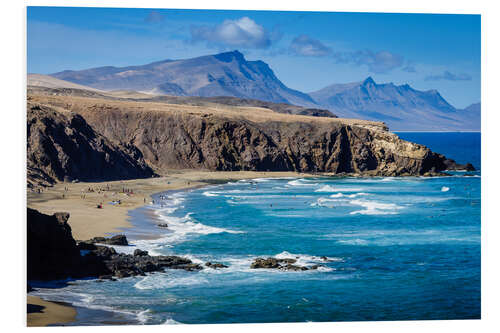 Foam board print Fuerteventura - La Pared