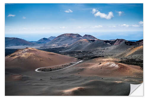 Wall sticker Timanfaya National park, Lanzarote