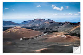 Wall sticker Timanfaya National park, Lanzarote