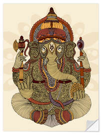 Sticker mural Ganesha