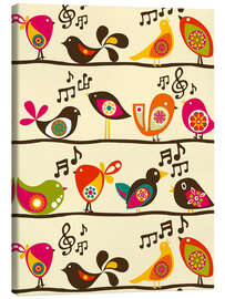 Lienzo Singing birds