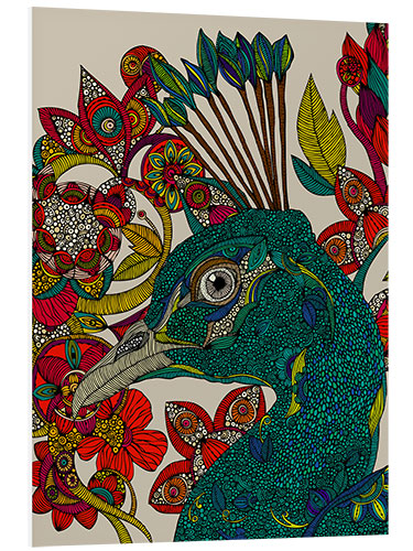 Foam board print Peacock Port