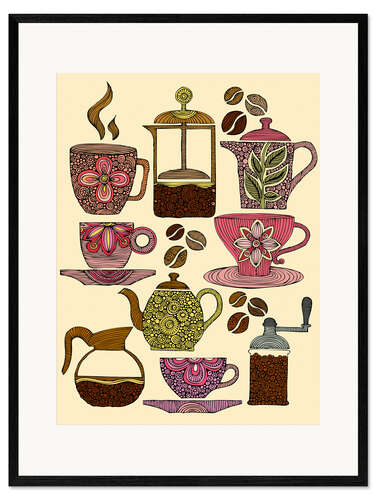 Innrammet kunsttrykk Have some coffee