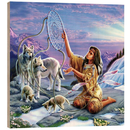 Puutaulu Dream catcher