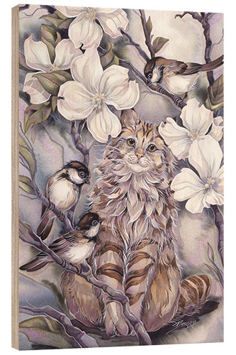 Quadro de madeira Cats me if you can