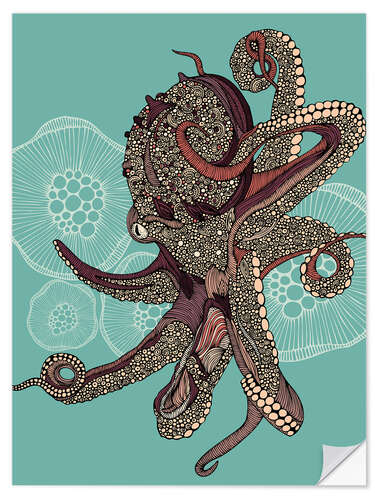 Naklejka na ścianę Octopus Bloom