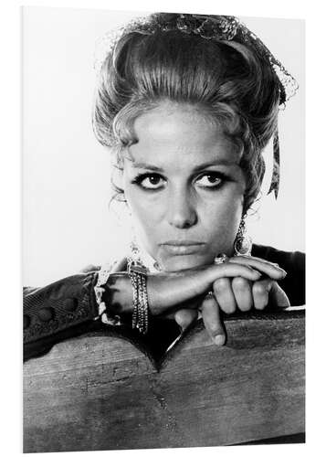 Print på skumplade Claudia Cardinale - Once Upon a Time in the West