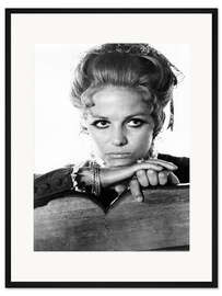 Gerahmter Kunstdruck Claudia Cardinale - Spiel mir das Lied vom Tod