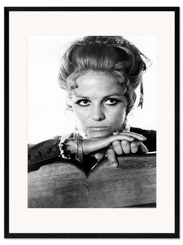Framed art print Claudia Cardinale - Once Upon a Time in the West