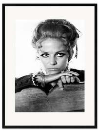 Framed art print Claudia Cardinale - Once Upon a Time in the West