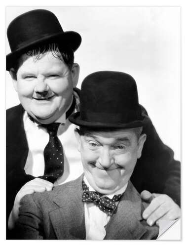 Wall sticker Laurel & Hardy, The Flying Deuces