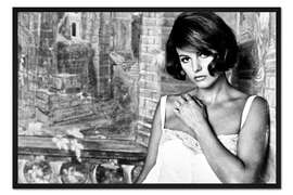 Gerahmter Kunstdruck Die Gleichgültigen, Claudia Cardinale