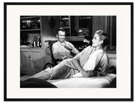 Gerahmter Kunstdruck Das Fenster zum Hof