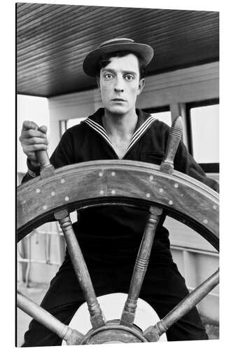 Aluminium print Buster Keaton, Kathryn McGuire - The Navigator