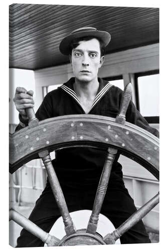 Canvas print Buster Keaton, Kathryn McGuire - The Navigator