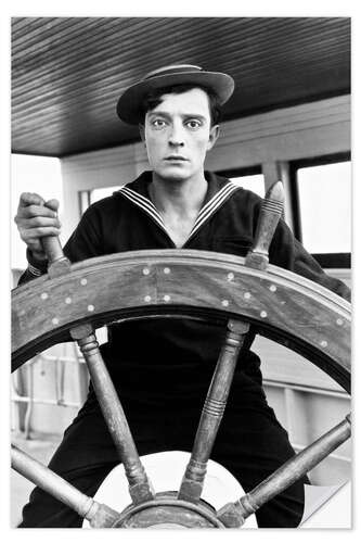 Wall sticker Buster Keaton, Kathryn McGuire - The Navigator