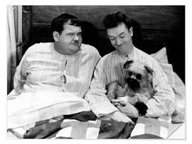 Wall sticker Bedtime with Laurel &amp; Hardy