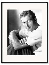Gerahmter Kunstdruck Lex Barker