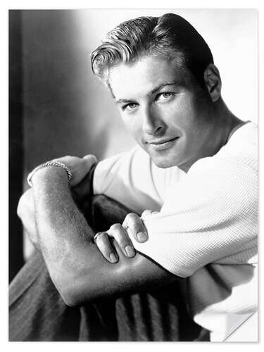 Naklejka na ścianę Lex Barker