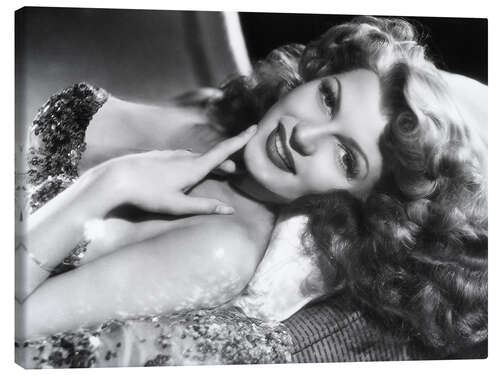 Canvas print Rita Hayworth