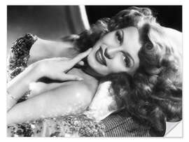 Wall sticker Rita Hayworth