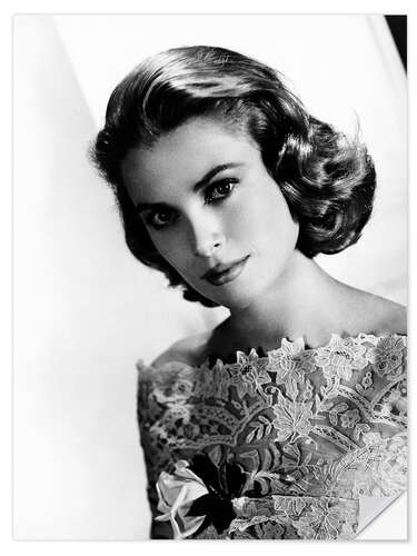 Selvklebende plakat Grace Kelly Intense Look