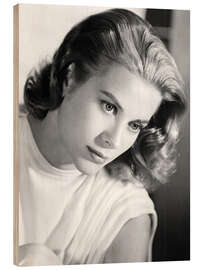 Wood print Dreamy Grace Kelly I