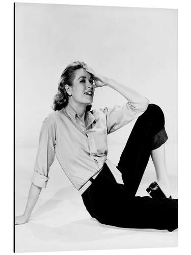 Cuadro de aluminio Grace Kelly Seated