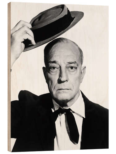 Holzbild Buster Keaton II