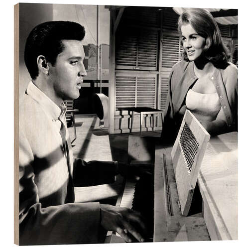 Quadro de madeira Elvis Presley, Ann-Margret - Viva Las Vegas I