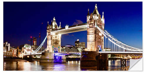 Selvklæbende plakat Tower Bridge, London