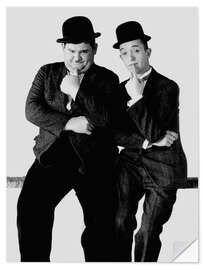 Vinilo para la pared Oliver Hardy and Stan Laurel - Liberty