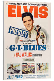 Aluminiumsbilde G.I. Blues - Elvis Presley, 1960