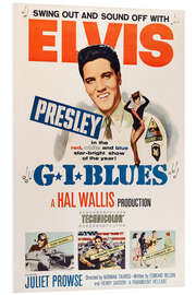 Foam board print G.I. Blues - Elvis Presley, 1960