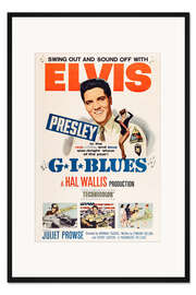 Gerahmter Kunstdruck G.I. Blues - Elvis Presley, 1960