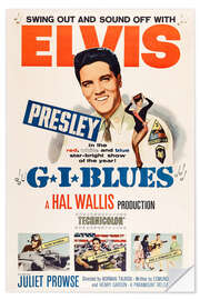 Wandsticker G.I. Blues - Elvis Presley, 1960