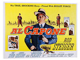 Foam board print AL CAPONE, Rod Steiger