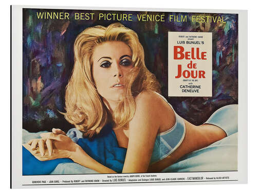 Aluminiumsbilde BELLE DE JOUR, Catherine Deneuve