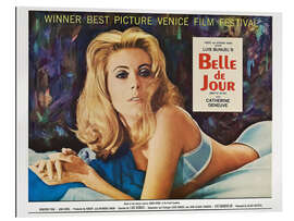 Tableau en plexi-alu Belle de jour avec Catherine Deneuve (anglais)