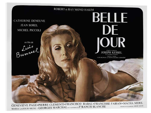 Akryylilasitaulu BELLE DE JOUR, Catherine Deneuve