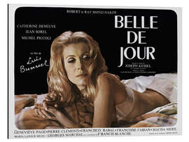 Quadro em alumínio BELLE DE JOUR, Catherine Deneuve