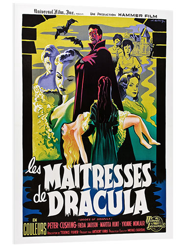 Tableau en PVC Les Maîtresses de Dracula