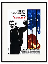 Ingelijste kunstdruk Bullitt