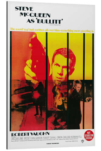 Aluminium print BULLITT, Steve McQueen